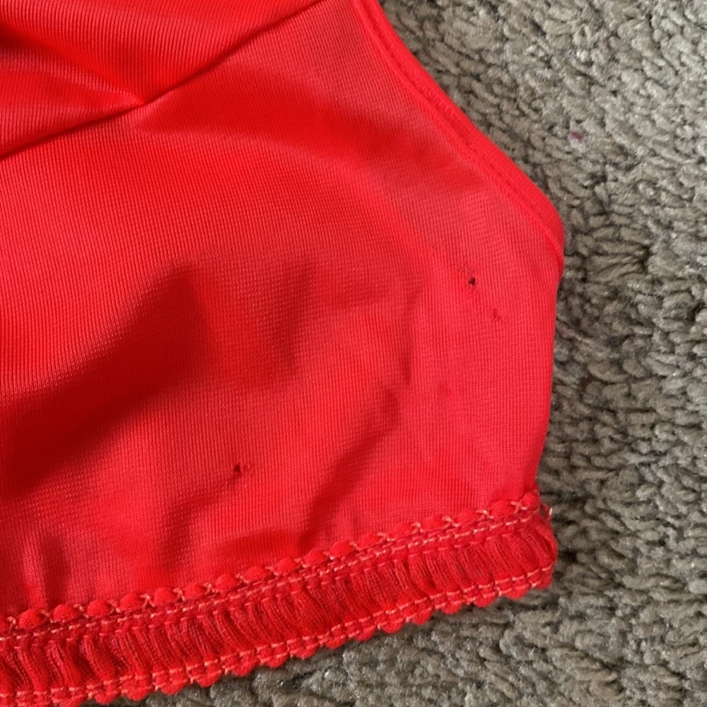 VTG 60’s THE MATADOR by JER MARAI Red Nylon Lace Pajamas - Picture 11 of 12